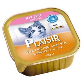 Plaisir Kitten Sütlü 100 gr Kedi Maması