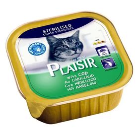Plaisir Morinalı Sterilised 32x100 gr Yaş Kedi Mama