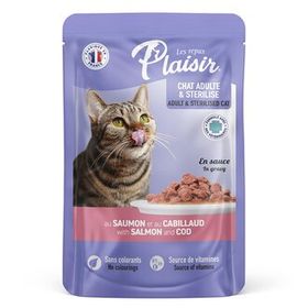 Plaisir Parça Etli Somon Morina 100 gr Kedi Yaş Mama