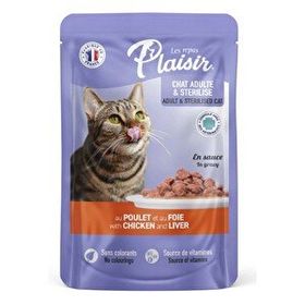 Plaisir Parça Etli Tavuk Ciğerli 100 gr Kedi Yaş Maması
