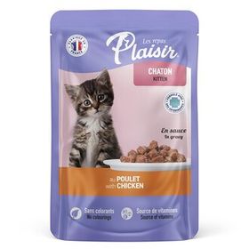 Plaisir Parça Etli Tavuklu 100 gr Yavru Kedi Yaş Maması