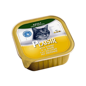 Plaisir Pate 12x100 gr Hindili Kedi Konservesi