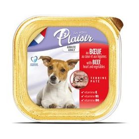 Plaisir Pate 12x150 gr Sığır Etli Yetişkin Yaş Köpek Maması
