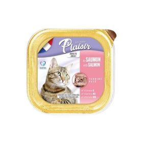 Plaisir Pate Ezme Somonlu 100 gr Yetişkin Kedi Konservesi