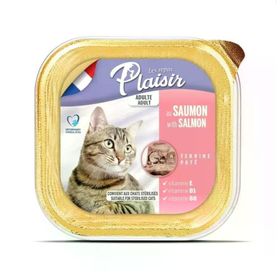 Plaisir Pate Ezme Somonlu 100 gr Yetişkin Kedi Konservesi