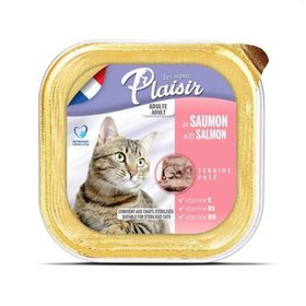 Plaisir Pate Ezme Somonlu 100 gr Yetişkin Kedi Konservesi