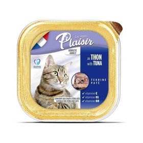 Plaisir Pate Ezme Ton Balıklı Kısırlaştırılmış 100 gr Yetişkin Kedi Konservesi
