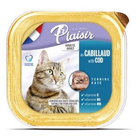 Plaisir Pate Morinalı Yetişkin 100 gr Yaş Kedi Maması