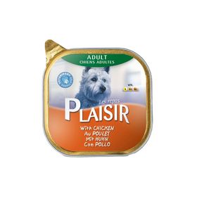 Plaisir Pate Tavuk Etli 22x150 gr Yaş Köpek Maması