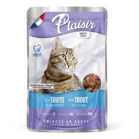 Plaisir Pouch Alabalıklı Karidesli 100 gr Kedi Maması