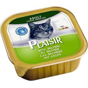Plaisir Somonlu Yaş 12x100 gr Kedi Maması