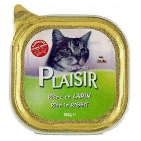 Plaisir Tavşanlı 100 gr Yaş Kedi Maması
