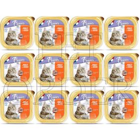 Plaisir Tavuk Etli Yetişkin Kedi 12x100 gr Yaş Mama