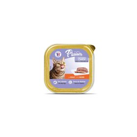 Plaisir Tavuklu Pate Yetişkin Konserve 12x100 gr Kedi Maması