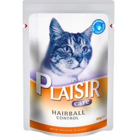 Plaisir Tavuklu Pouch Care Hairball Yaş 85 gr Kedi Maması