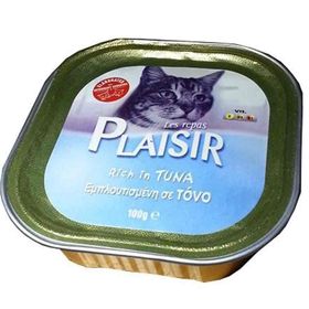 Plaisir Tuna Balıklı 100 gr Yetişkin Kedi Konserve