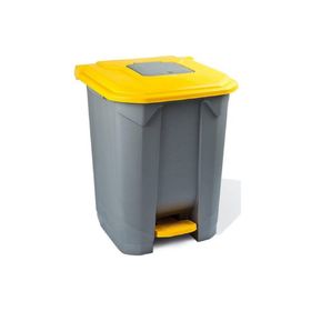 Planet 50 lt Sarı Kapak Çöp Kovası