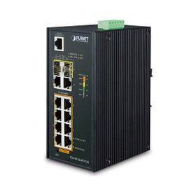 Planet PL-IGS-4215-8P2T2S 8 Port Gigabit PoE+ 2 Port 10-100T 2 Port SFP 240 W PoE Endüstriyel PoE Switch
