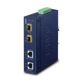 Planet PL-IGT-2205AT 2 Port 1000T to 2 Port 2500X SFP Endustriyel Media Converter