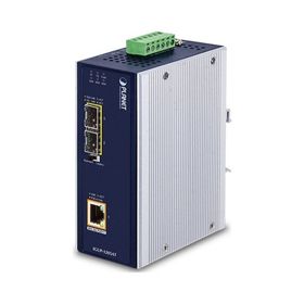 Planet PL-IGUP-1205AT 2 Port 10/1000X SFP to 1 Port 10/100/1000T PoE++ Media Converter