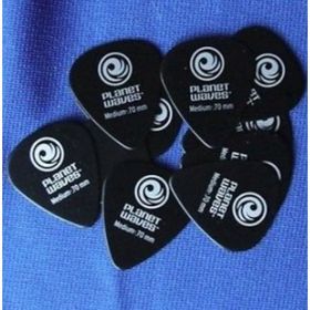 PlanetWaves 1CBK4-10 Siyah Medium 0.7 mm 10 Adet Gitar Penası