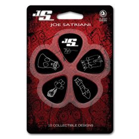 Planetwaves 1CBK410JS Joe Satriani 10 Adet Siyah Medium Pena