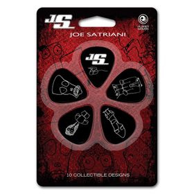 Planetwaves 1CBK410JS Joe Satriani 10 Adet Siyah Medium Pena