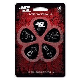Planetwaves 1CBK410JS Joe Satriani 10 Adet Siyah Medium Pena