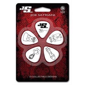Planetwaves 1CWH610JS Joe Satriani 10 Adet Beyaz Heavy Pena