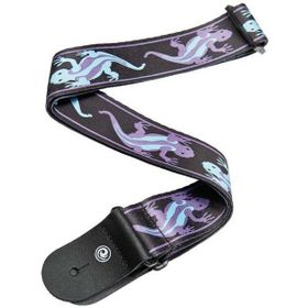 PlanetWaves 50H07 50 mm Lızards PUR/GRN Gitar Askısı