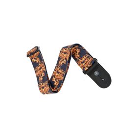 PlanetWaves 50LT01 50 mm Dokuma Flaming Skulls Gitar Askısı