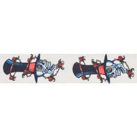 PlanetWaves 50S04 50 mm Dokuma Stoked Skull Gitar Askısı