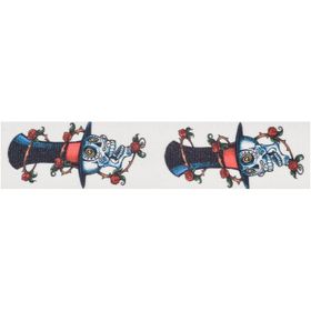 PlanetWaves 50S04 50 mm Dokuma Stoked Skull Gitar Askısı