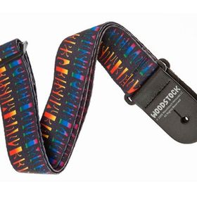 PlanetWaves 50W02 50 mm Dokuma Barış Aşk Müzik Temalı Gitar Askısı