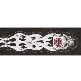 PlanetWaves 64P03 64 mm Dokuma Gray Trıbal Skull Gitar Askısı
