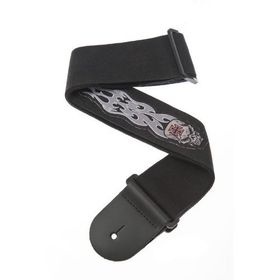 PlanetWaves 64P03 64 mm Dokuma Gray Trıbal Skull Gitar Askısı
