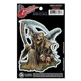PlanetWaves GT77017 Sticker Reaper 3 Skulls Gitar Stickerı