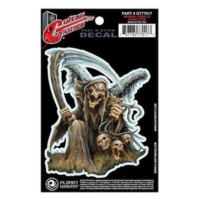 PlanetWaves GT77017 Sticker Reaper 3 Skulls Gitar Stickerı