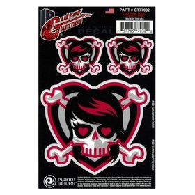 PlanetWaves GT77032 Emo Girl Skull Gitar Stickerı