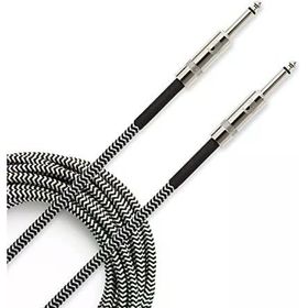 PlanetWaves PW-BG-15BG 4,5 Metre Braıded Inst CBL BK-GY Gitar Kablo