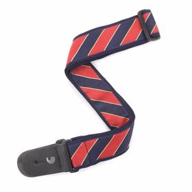 PlanetWaves T20W1410 Tie Stripes Mavi Kırmızı Gitar Askısı