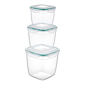 Plastart 3'lü Set Fresh Box Derin Kare Saklama Kabı