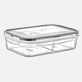 Plastart Fresh Box Dikdörtgen 2 Bölmeli 1000 ml Saklama Kabı