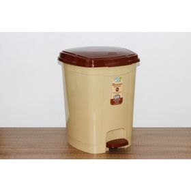 Plastik Pedallı Çöp Kovası 30 Lt. Gri No:4