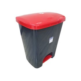 Plastik Pedallı Çöp Kovası 30 Lt. Gri No:4
