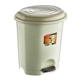 Plastik Pedallı Çöp Kovası 30 Lt. Gri No:4