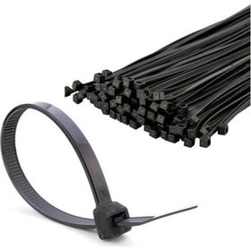 Plastik Siyah 3.6 mm x 200 mm 100 Adet Cırt Kelepçe