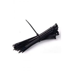 Plastik Siyah 3.6x300 mm 100 Adet Cırt Kelepçe