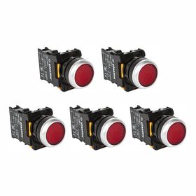 Plastim PB0-AA42 Kırmızı 1NC Normal Buton