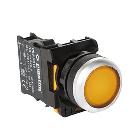 Plastim PB0-AA51 Sarı 1NO 3 Adet Normal Buton